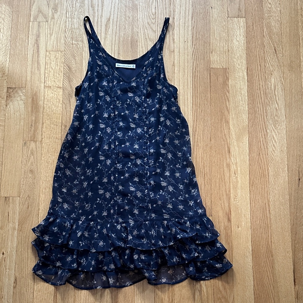 Abercrombie & Fitch Navy Floral Mini Dress